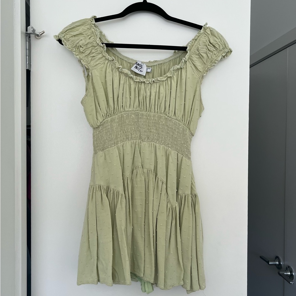 Princess Polly The Love Galore Romper Green